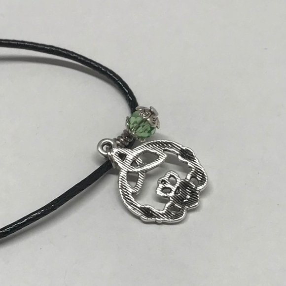 Claddagh Triquetra Celtic Trinity Knot Green - Picture 6 of 9